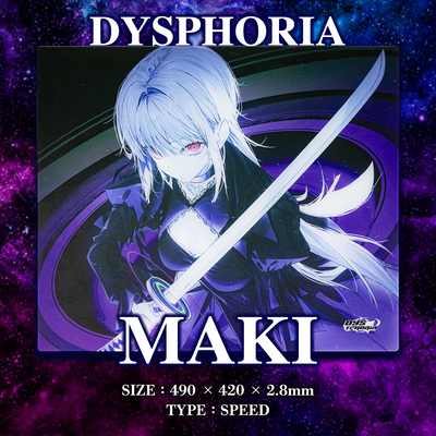 DYSPHORIA MAKI ガラスマウスパッド