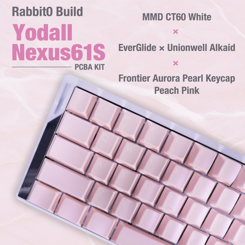 【Rabbit0 Build】No.0001 (Yodall Nexus61S PCBAキット)ラピッドトリガーキーボード