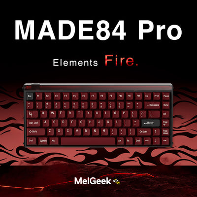 MelGeek MADE84 Pro Elemento Fire ラピッドトリガーキーボード