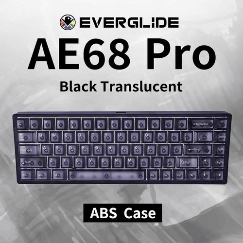 EverGlide AE68 Pro Black Translucent ラピッドトリガーキーボード