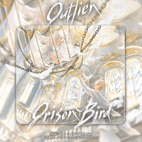 Outlier PRISON Bird ガラスマウスパッド