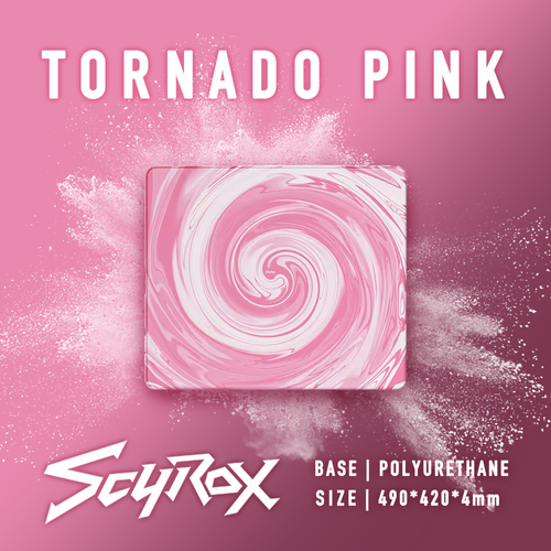 SCYROX Tornado ピンク マウスパッド