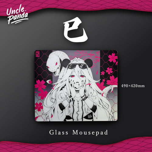 Uncle Panda ガラスマウスパッド 巳