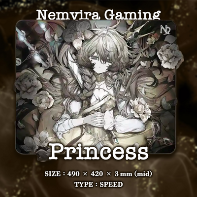 Nemvira Gaming Princess ゲーミングマウスパッド