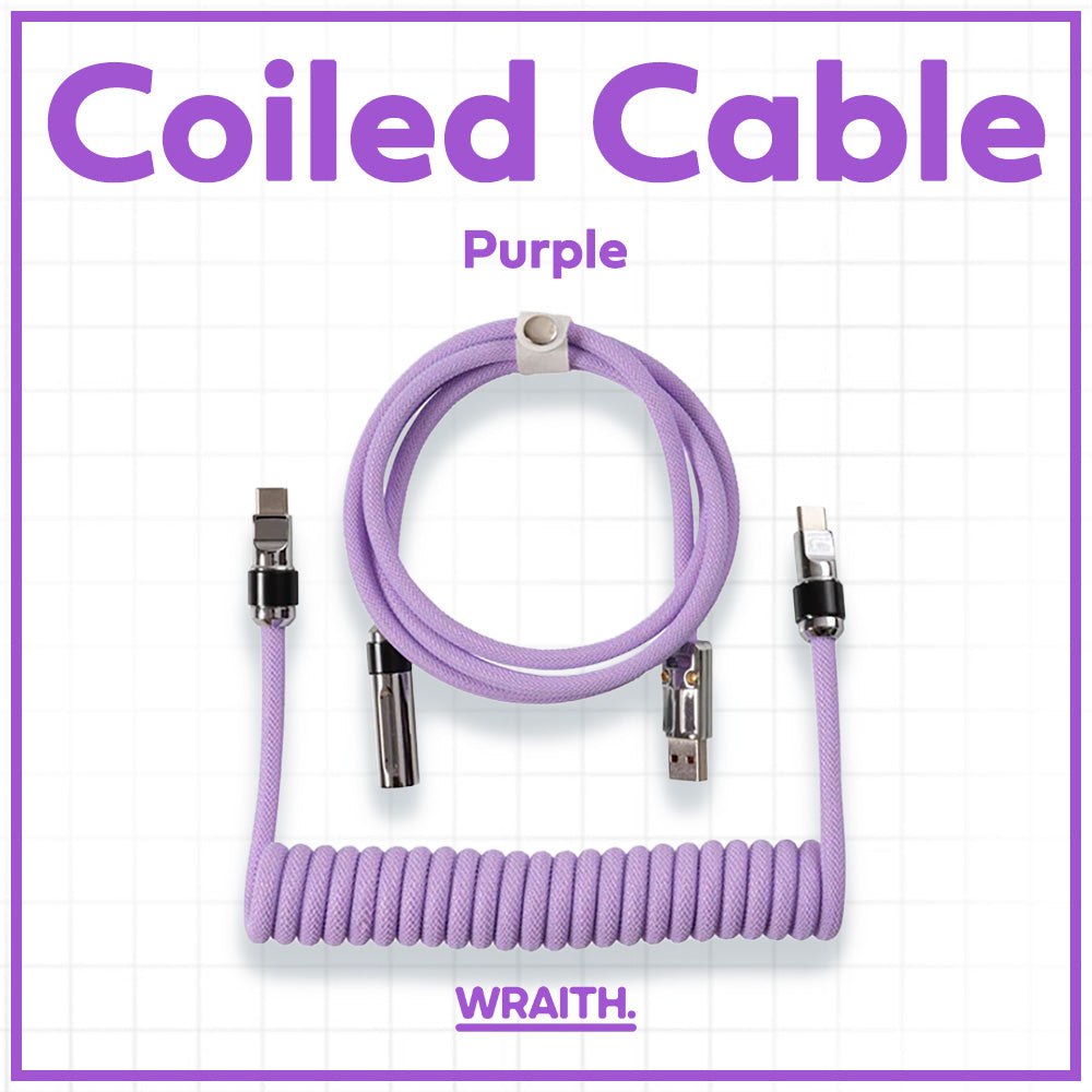 Wraith Bidirectional Coiled Cable[Purple]