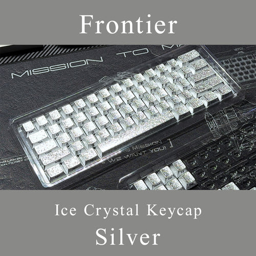 Frontier Ice Crystal Keycap Silver