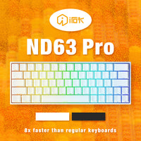 IROK ND63 PRO ホワイト ラピッドトリガーキーボード