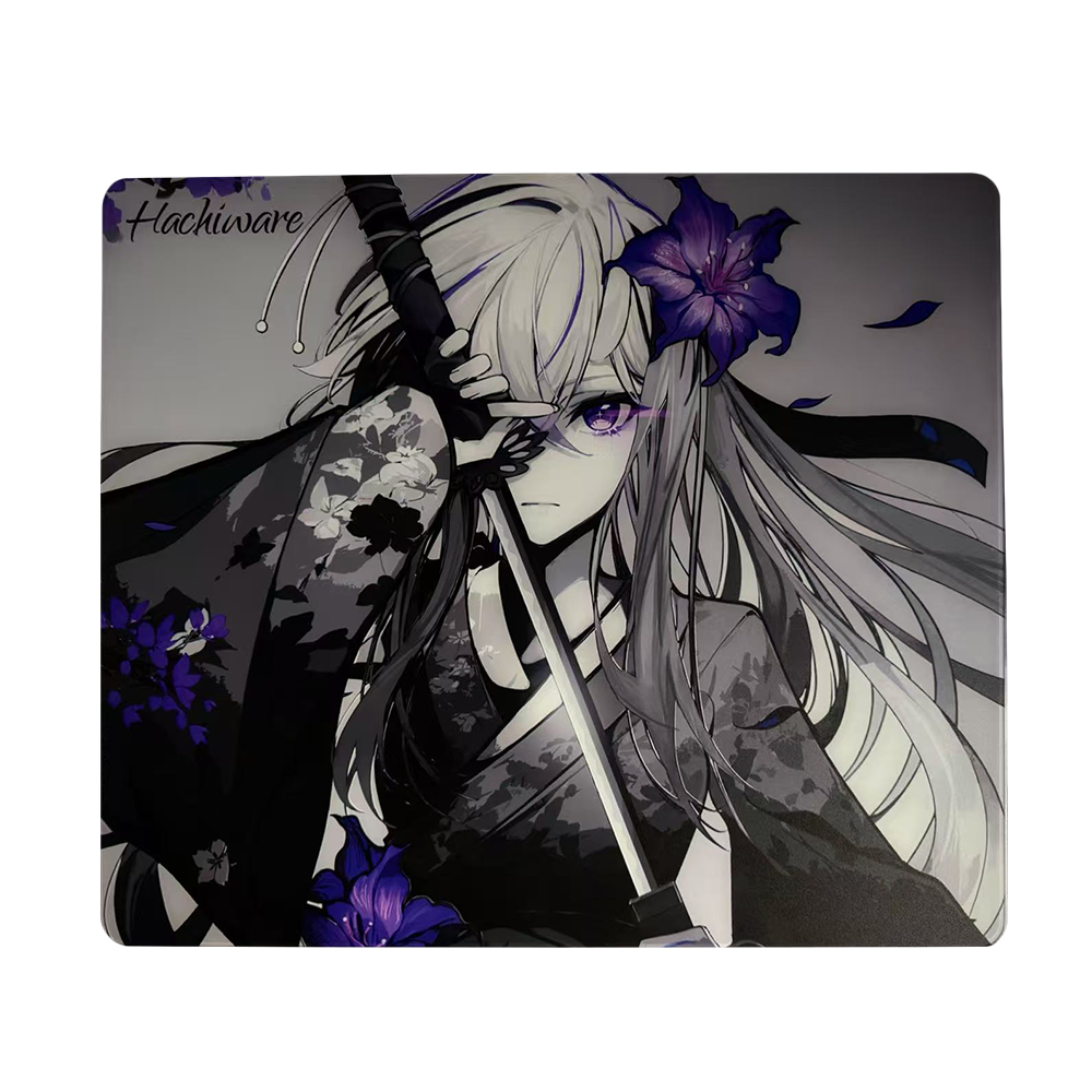 HachiwareGaming FlowerBlade V2 ガラスマウスパッド