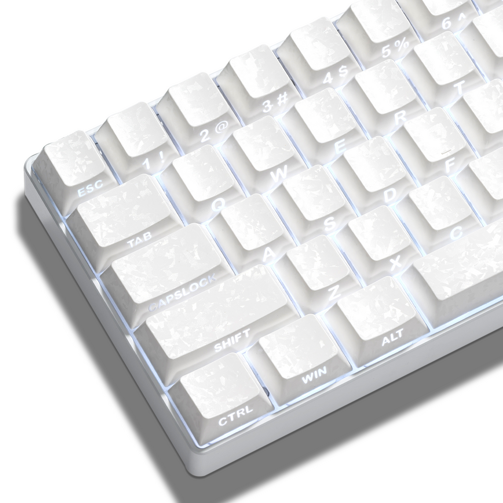 XVX Forged Carbon-Look White 140keys キーキャップ