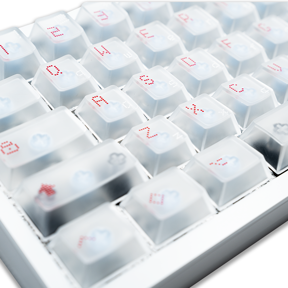 EverGlide SU66 Max ホワイト ラピッドトリガーキーボード