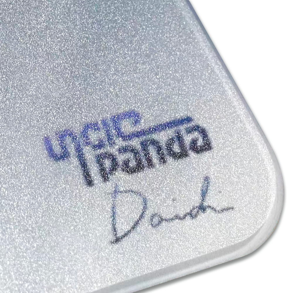 Uncle Panda Butterfly Ruin ガラスマウスパッド