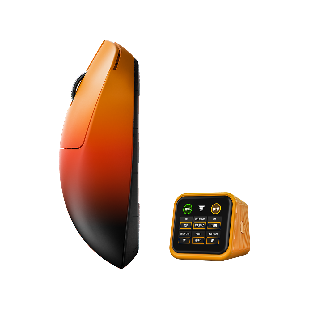 Teevolution Terra Pro Inferno Orange ワイヤレス エルゴ ゲーミング
