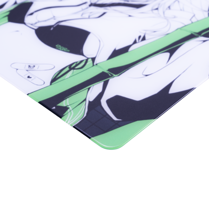 Uncle Panda Bamboo [不秋] ガラスマウスパッド