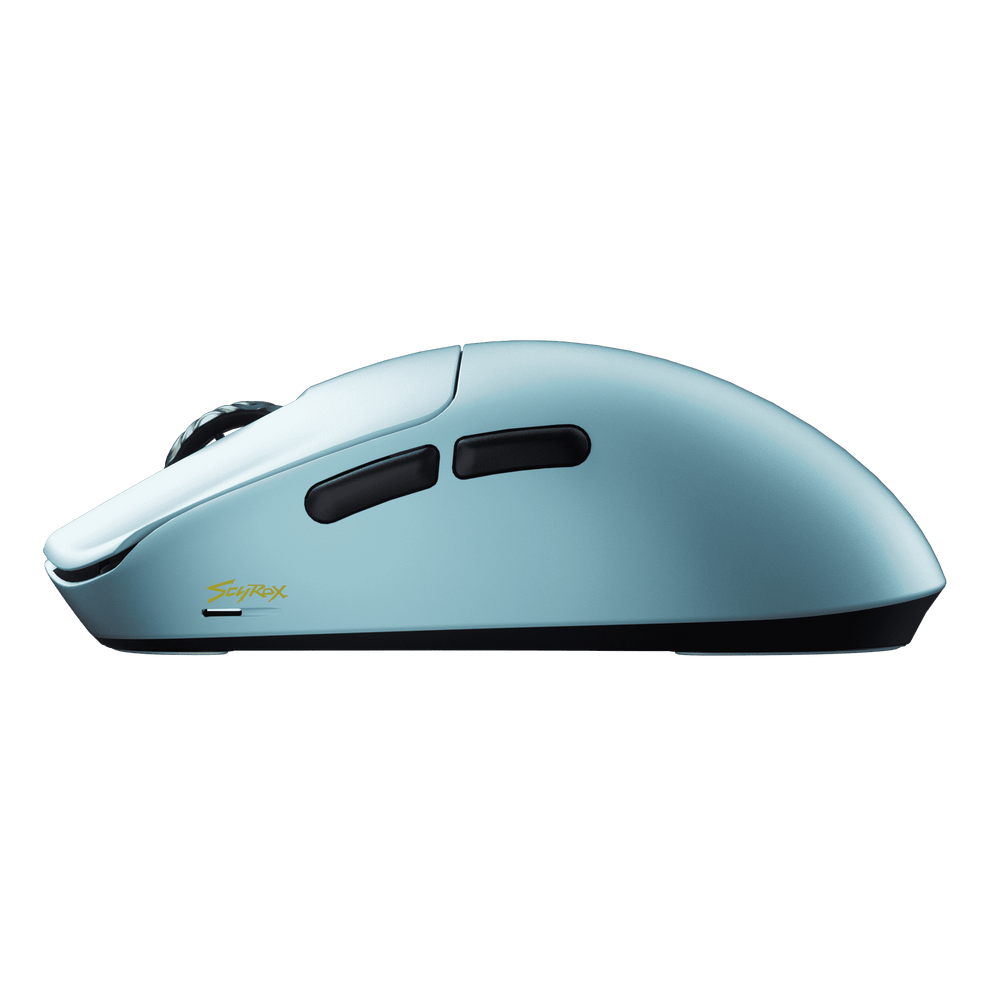 SCYROX V6S Blue ゲーミングマウス 8000hz 重量42g 左右対称