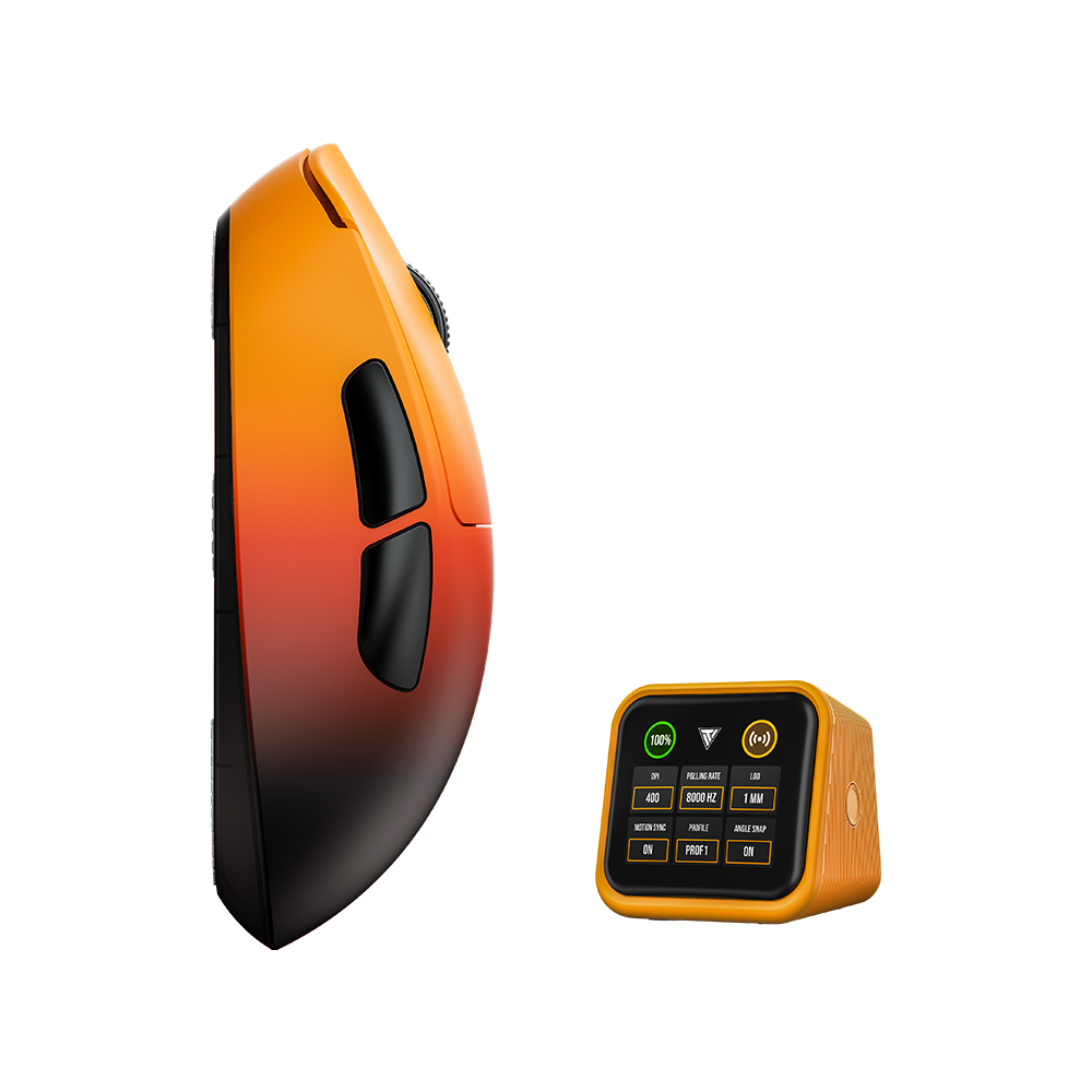 Teevolution Terra Pro Inferno Orange ワイヤレス エルゴ ゲーミング