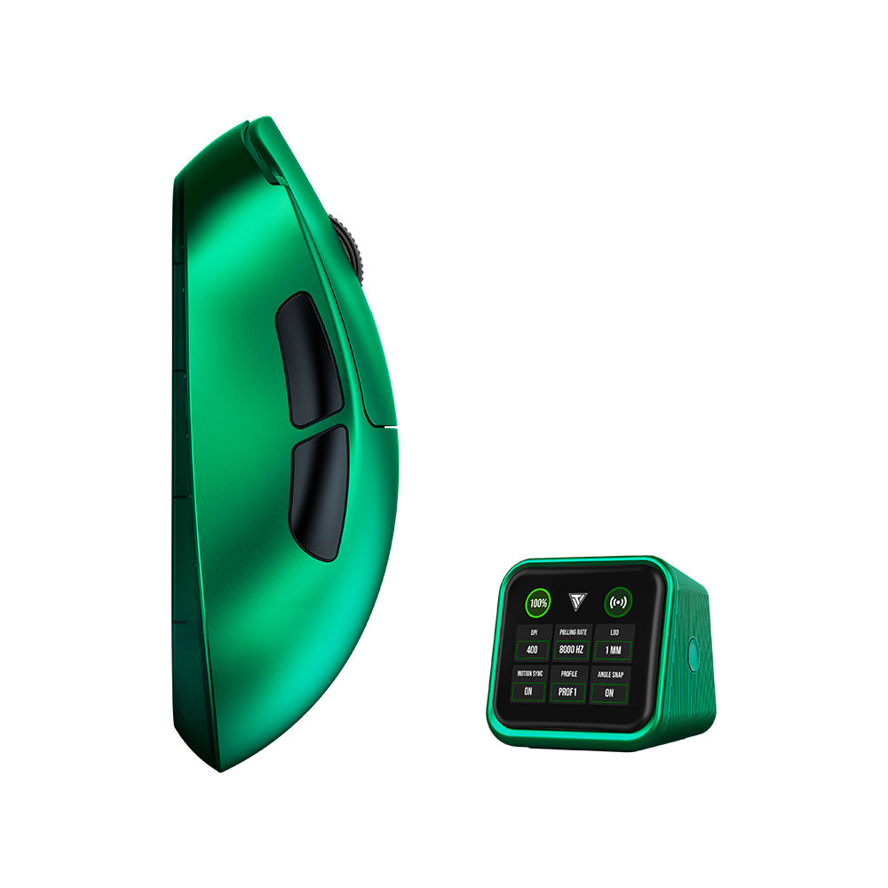 Teevolution Terra Pro Emerald Green ワイヤレス エルゴ ゲーミング