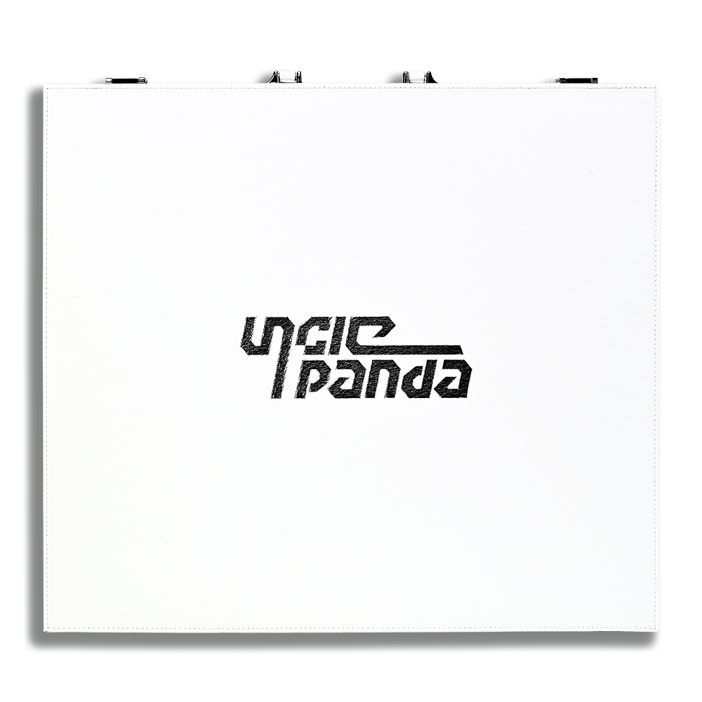 Uncle Panda Butterfly Ruin ガラスマウスパッド