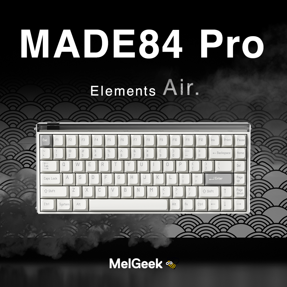 MelGeek MADE84 Pro Elemento Air ラピッドトリガーキーボード MelGeek MADE84 Pro Elemento Air ラピッドトリガーキーボード