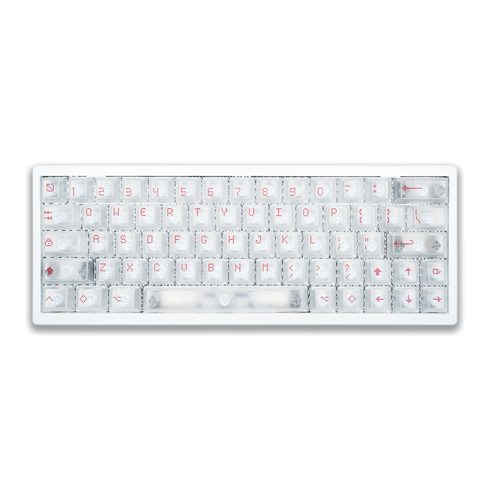EverGlide SU66 Max ホワイト ラピッドトリガーキーボード