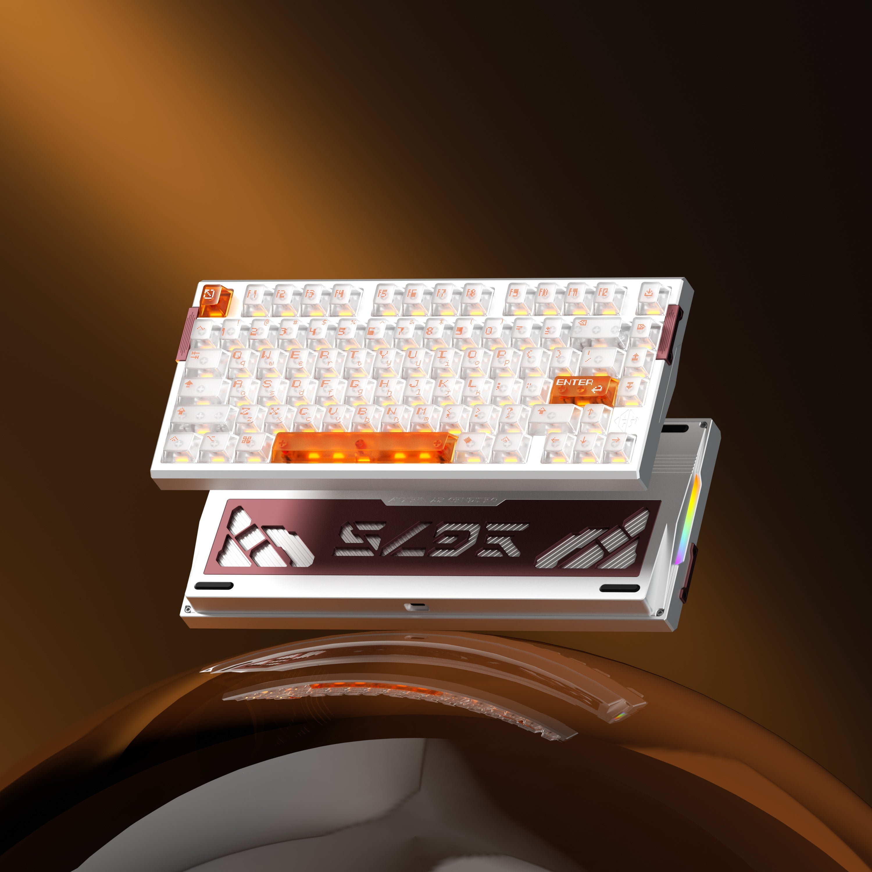 あ⋈ちゃん キープ WEIKAV EG75 Anode Silver(PCキーキャップver) ラピッドトリガーキーボード