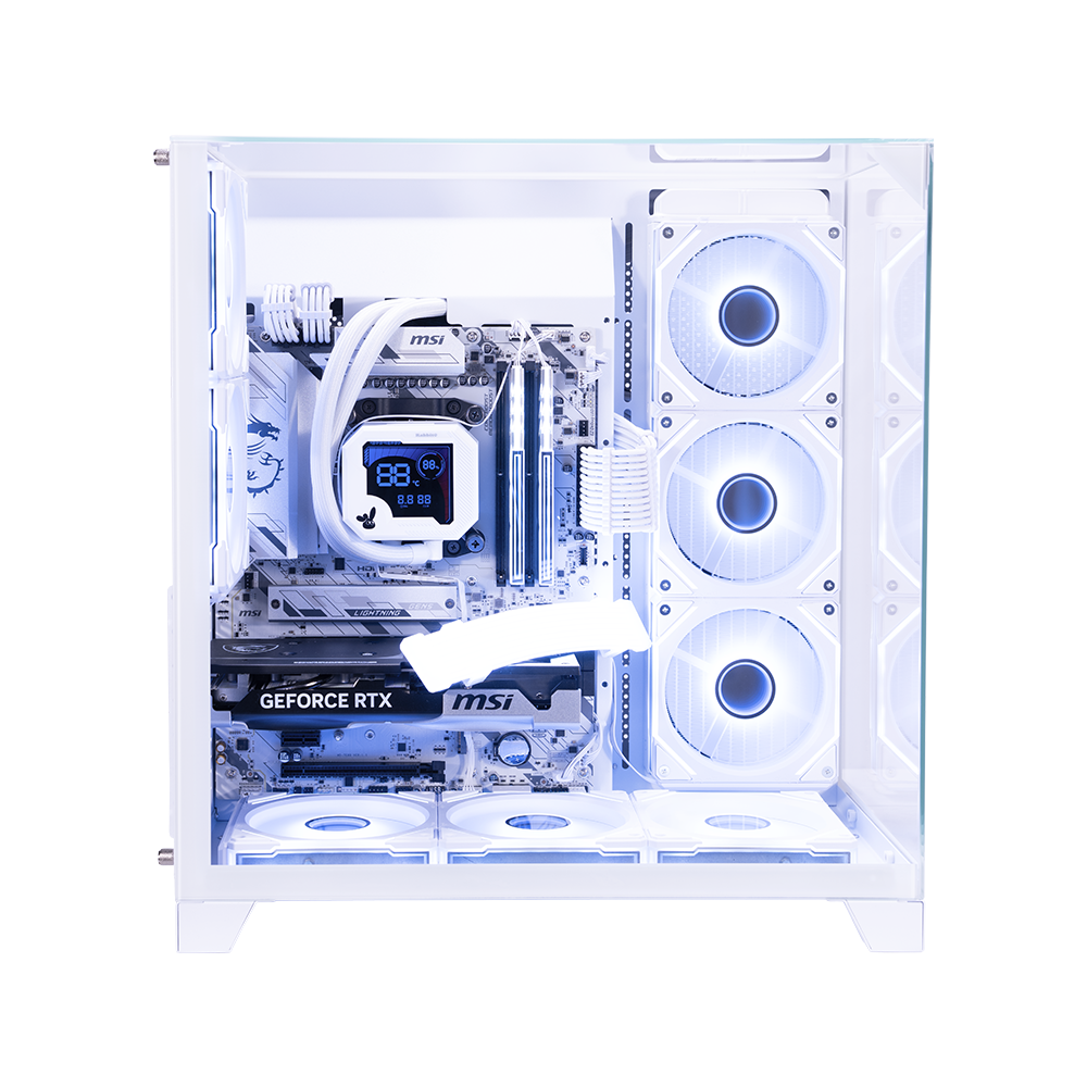 ハイグレード】 RTX3050搭載ゲーミングPCフルセットホワイト ハイ