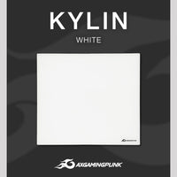 AXGAMINGPUNK KYLIN コントロールタイプ  ガラスマウスパッド ホワイト