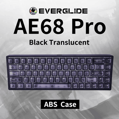 EverGlide AE68 Pro Black Translucent ラピッドトリガーキーボード