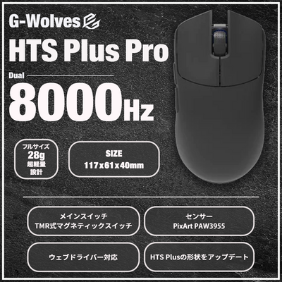 ゲーミングマウス | 軽量・8000Hz・海外モデル厳選