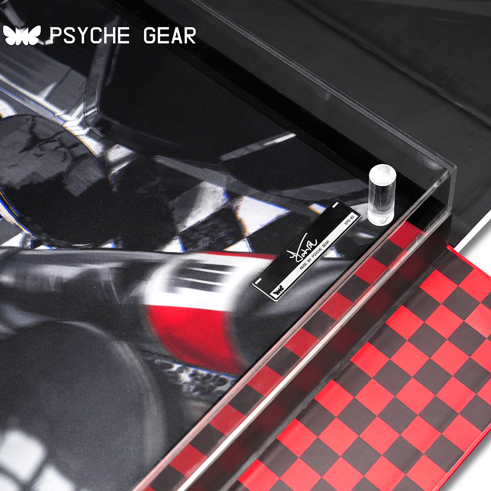 予約販売】PSYCHE GEAR SPD-01 BLAZE ガラスマウスパッド 世界限定1000枚