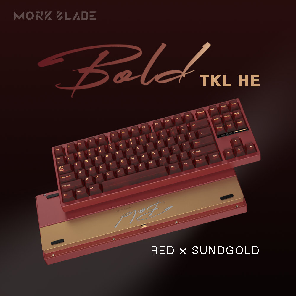 MorkBlade SCARLET / SANDGOLD ラピッドトリガー キーボード MorkBlade SCARLET / SANDGOLD ラピッドトリガー キーボード