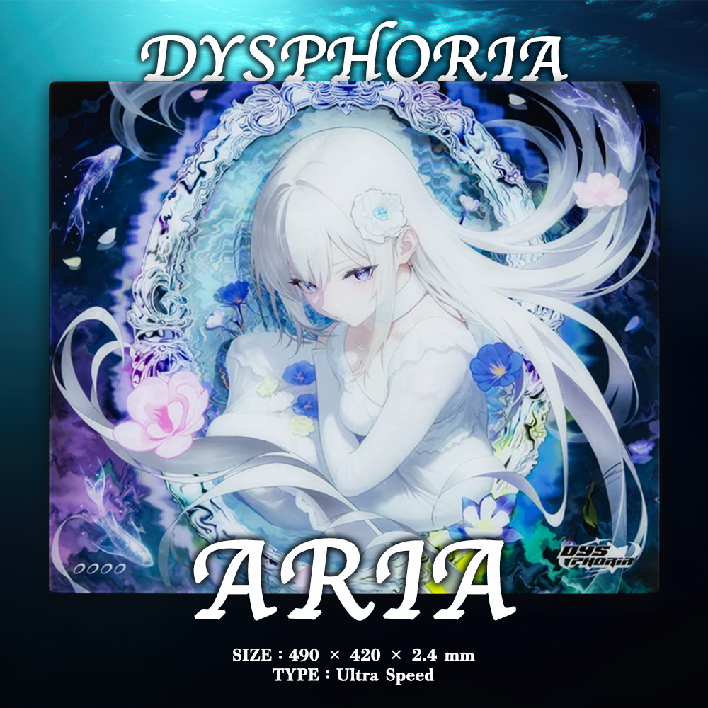 【予約販売】 DYSPHORIA ARIA ガラスマウスパッド