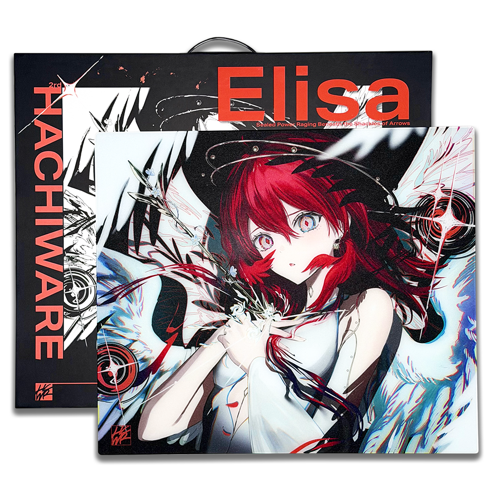 予約販売】Hachiware Gaming Elisa ガラスマウスパッド