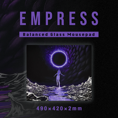 Padsmith Empress - Balanced V2 ガラスマウスパッド Padsmith Empress - Balanced V2 ガラスマウスパッド