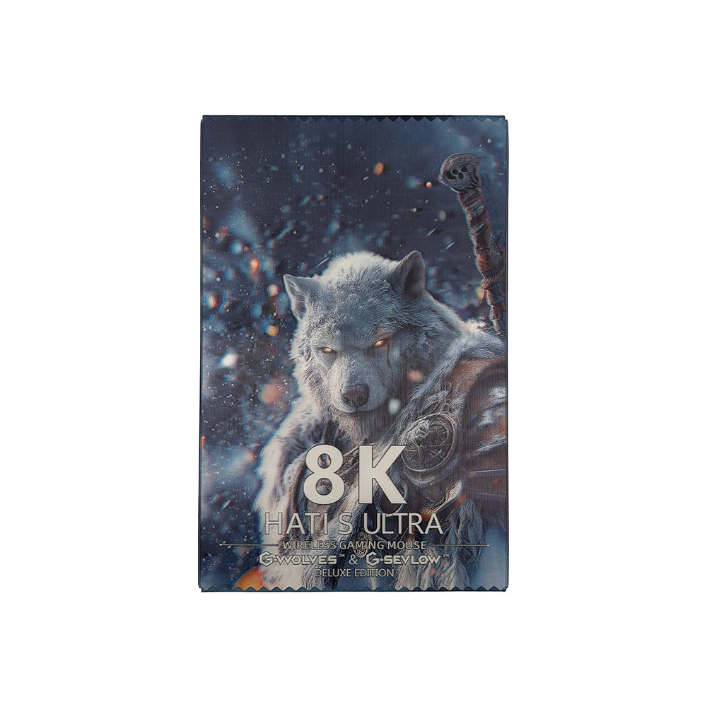 G-Wolves HTS Ultra 8K Deluxe Edition-Black-Red-29.5g ゲーミングマウス