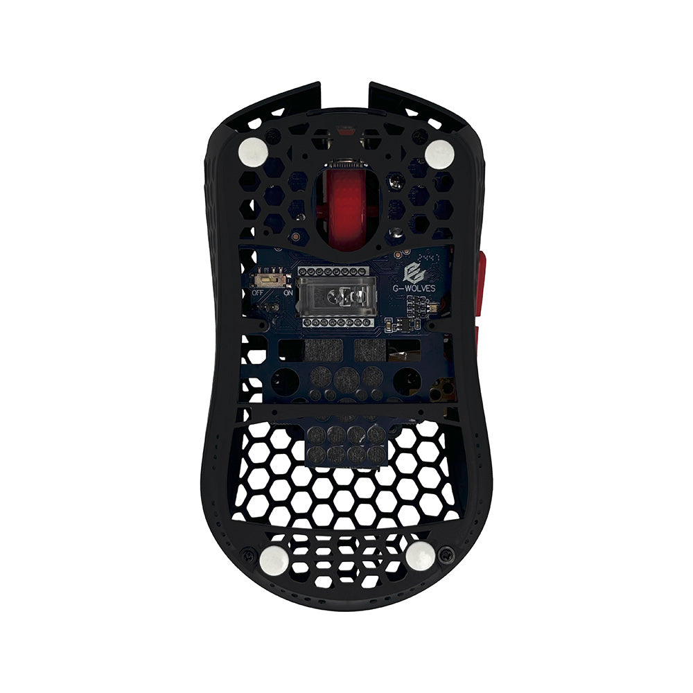 G-Wolves HTS Ultra 8K Deluxe Edition-Black-Red-29.5g ゲーミングマウス