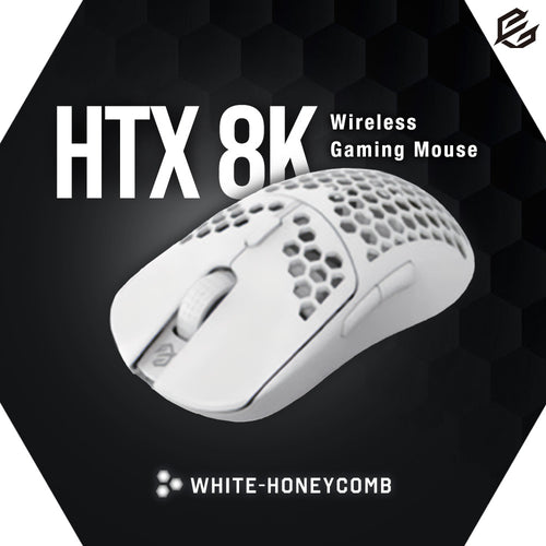 G-Wolves HTX 8K Wireless White-Honeycomb 39g ゲーミングマウス