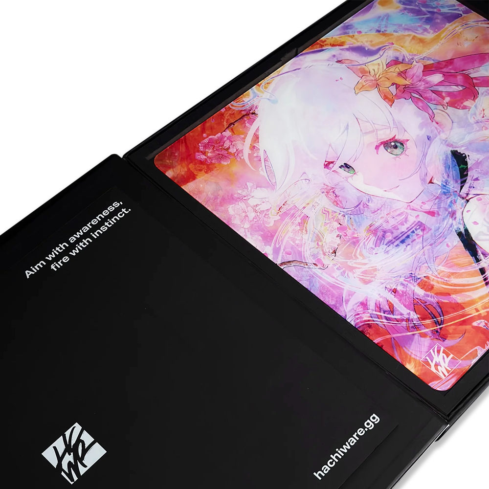 HachiwareGaming Hanabi ガラスマウスパッド
