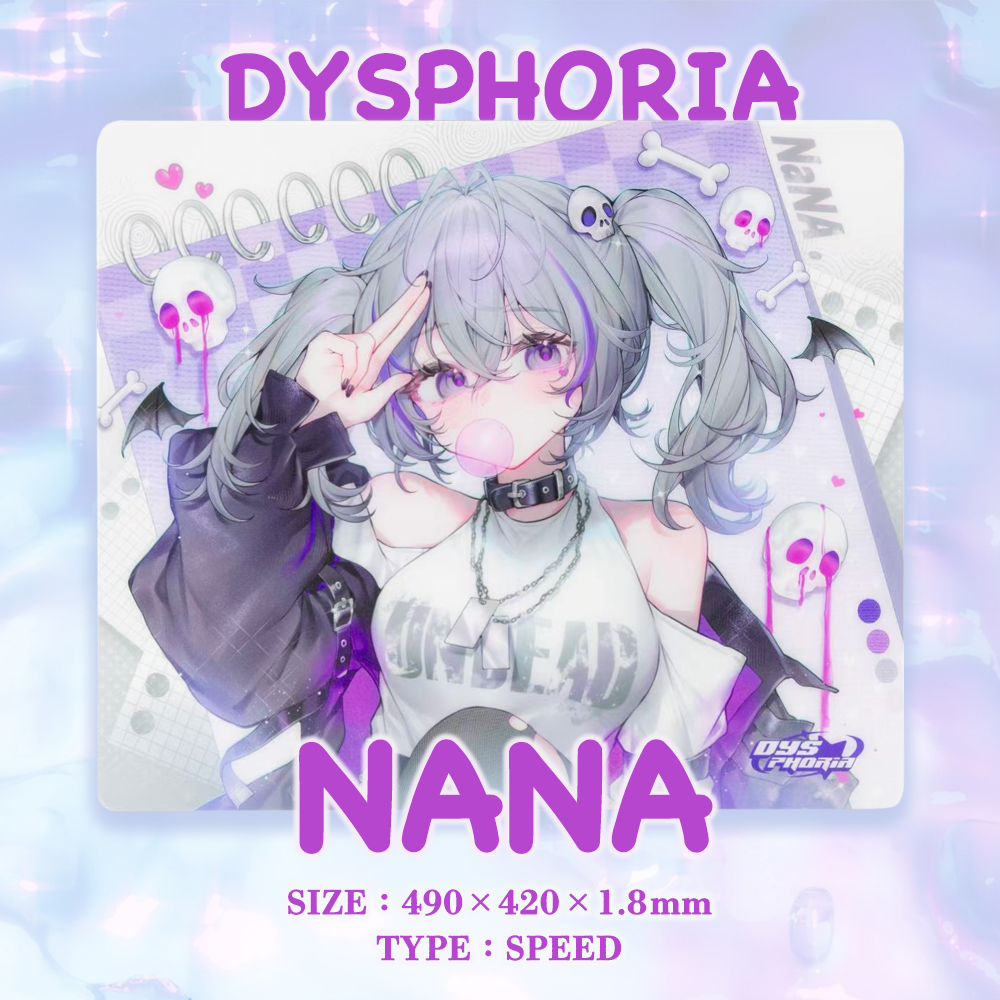 DYSPHORIA NANA ガラスマウスパッド