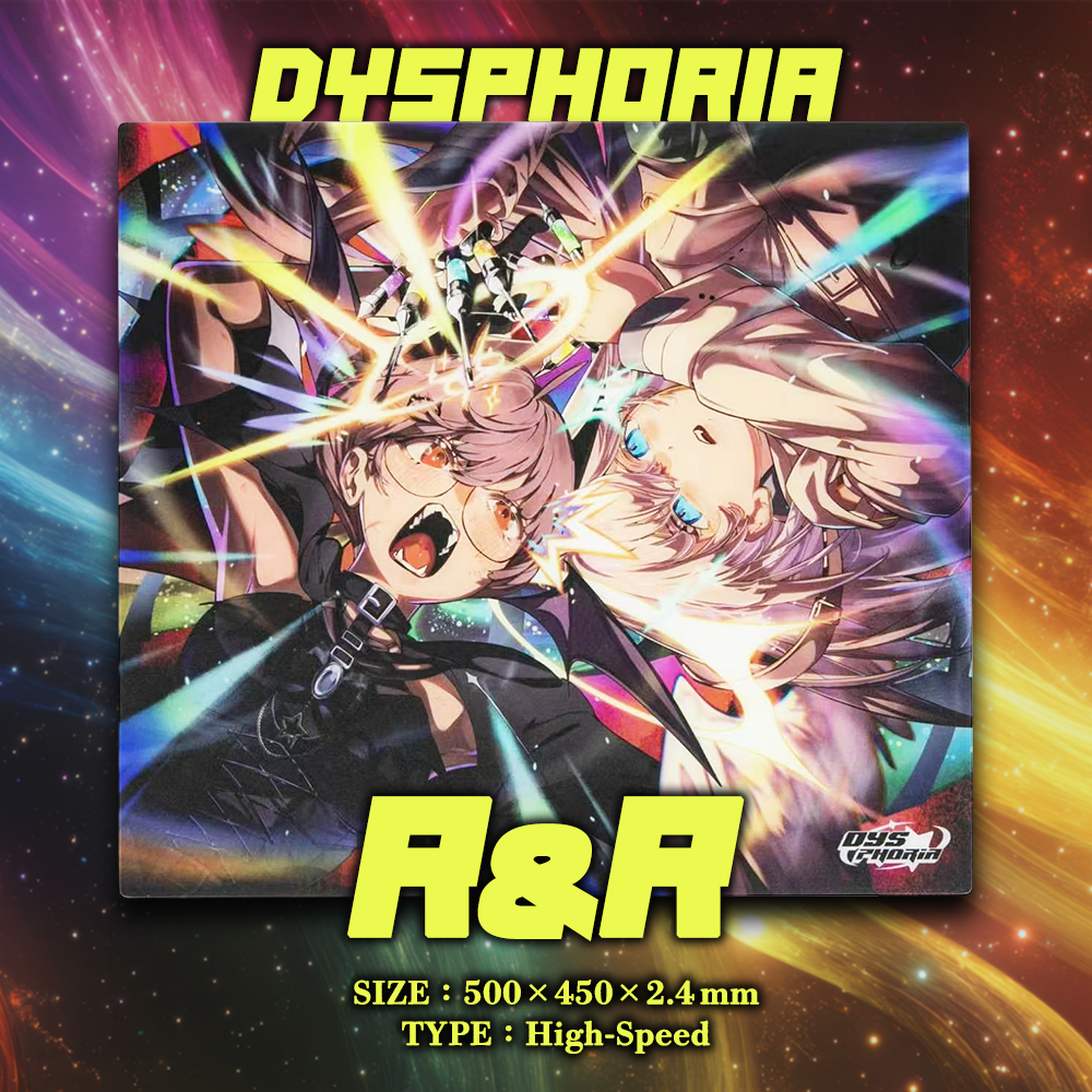 DYSPHORIA R&R ガラスマウスパッド 世界限定2500枚