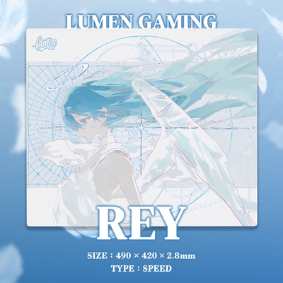 LUMEN GAMING REY ガラスマウスパッド