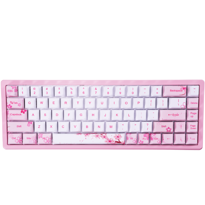 EverGlide AE68 Pro Sakura アルミケース ラピッドトリガーキーボード