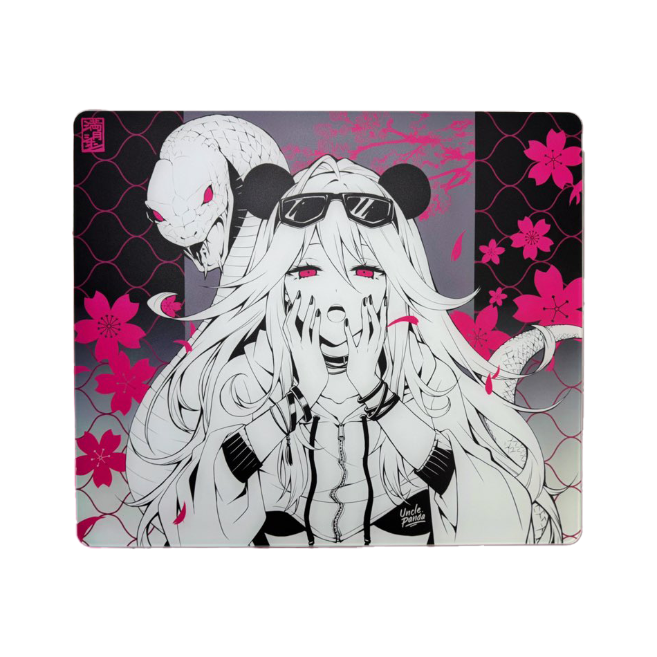 Uncle Panda ガラスマウスパッド 巳 Uncle Panda ガラスマウスパッド 巳