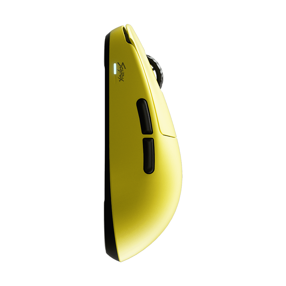 SCYROX V8S Yellow ゲーミングマウス 8000hz 重量40g 左右対称