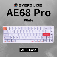 EverGlide AE68 Pro White ラピッドトリガーキーボード