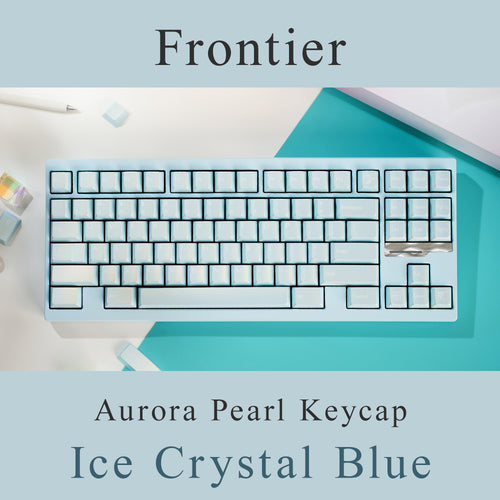 Frontier Aurora Pearl Keycap Ice Crystal Blue