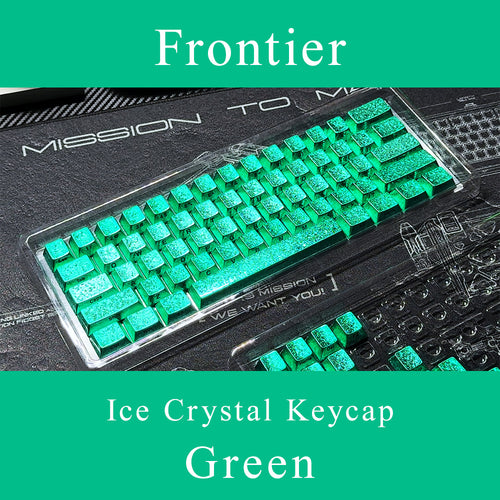 Frontier Ice Crystal Keycap Green