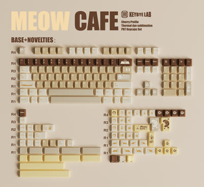 KeyByeLab MEOW CAFE キーキャップセット