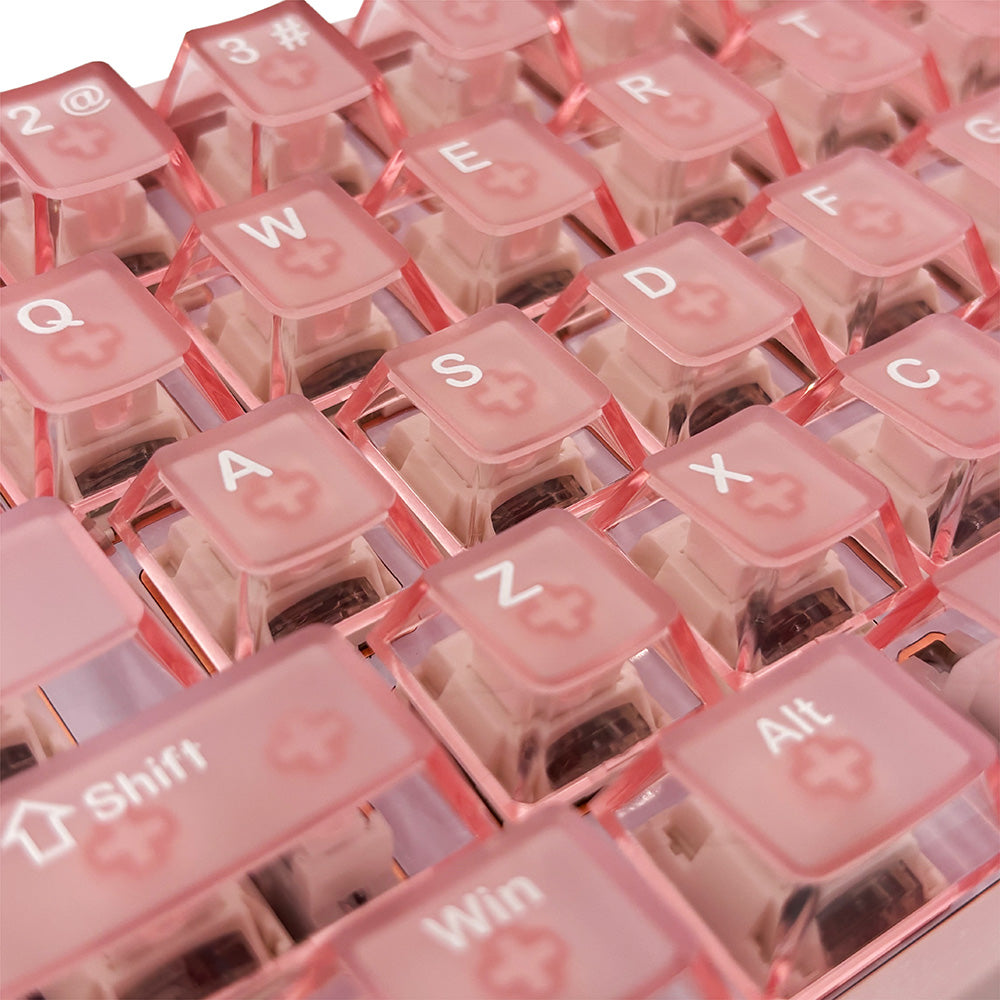 CAROTMAS Mer 68 Pro Frosted Translucent Pink ラピッドトリガー