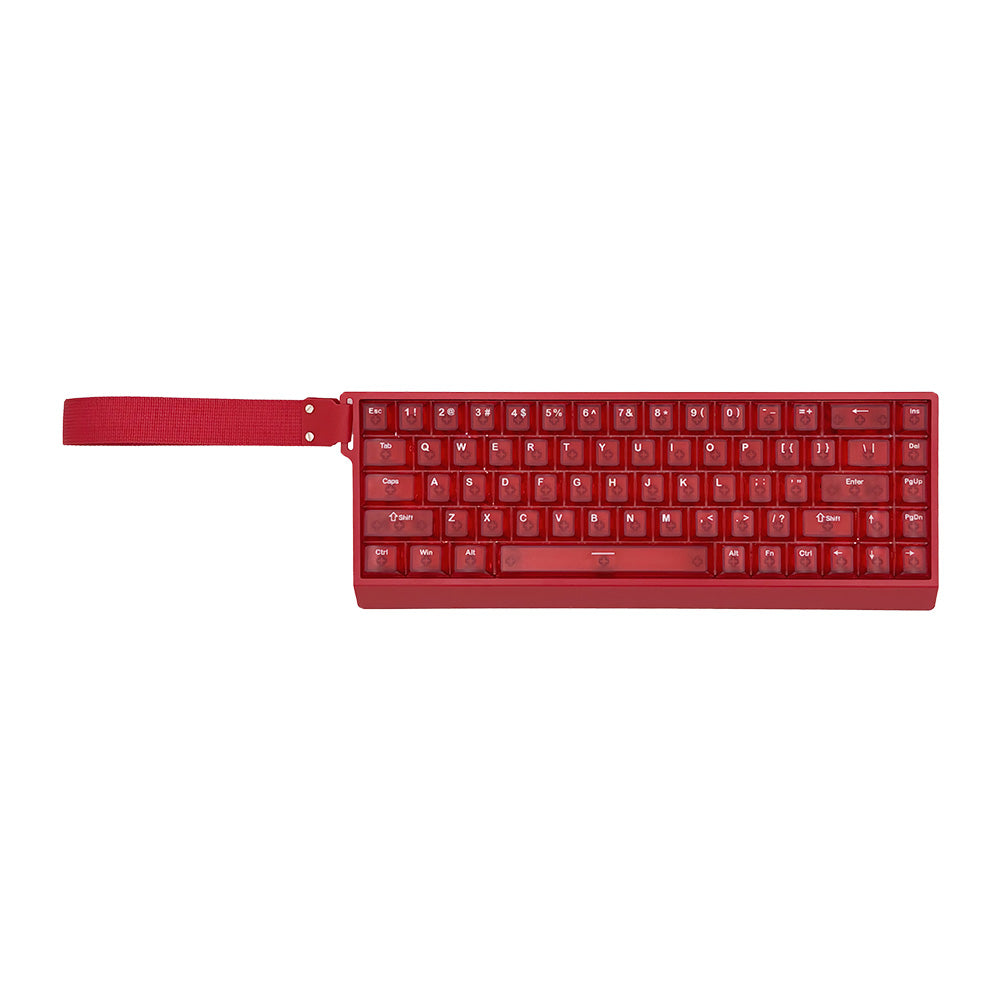 CAROTMAS Mer 68 Pro Frosted Translucent Red ラピッドトリガーキーボード