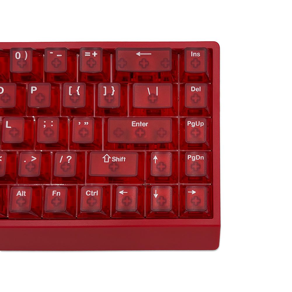 ガマス　マーミット製 CAROTMAS Mer 68 Pro Frosted Translucent Red ラピッドトリガーキーボード